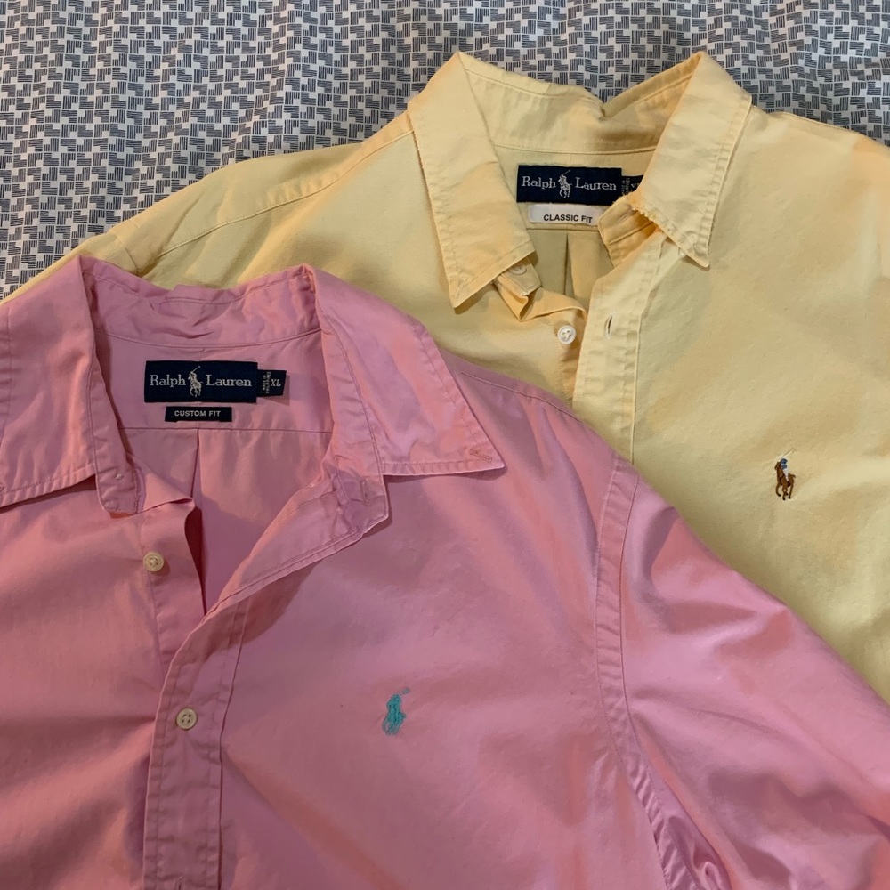 SET OF 2 Polo Ralph Lauren Dress Shirts